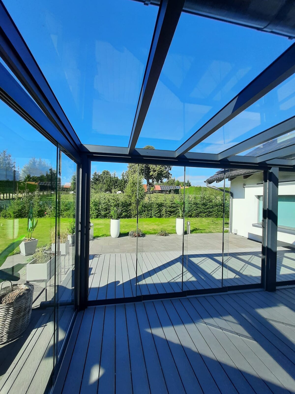 szklany dach